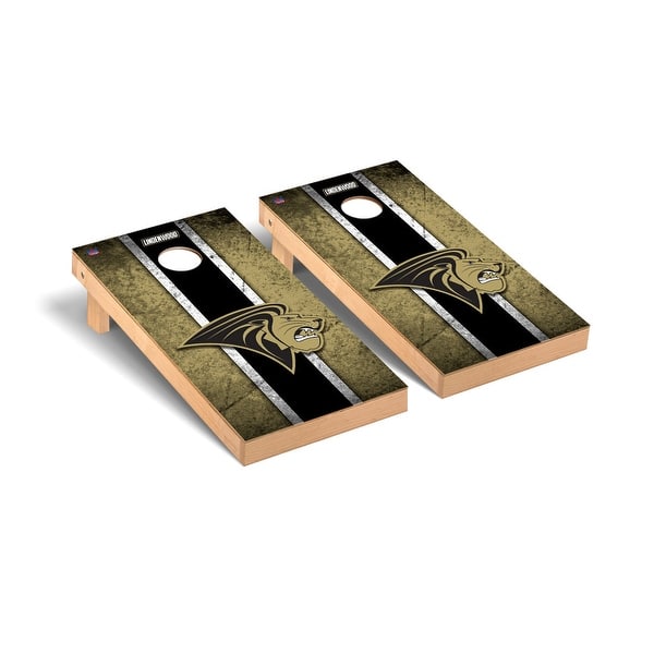 slide 2 of 5, Lindenwood LU Lions Vintage Cornhole Board Set