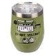 preview thumbnail 2 of 1, I Don't Always Drink When Camping Tumbler Stainless Steel Plastic Lid 12 Ounces - Black