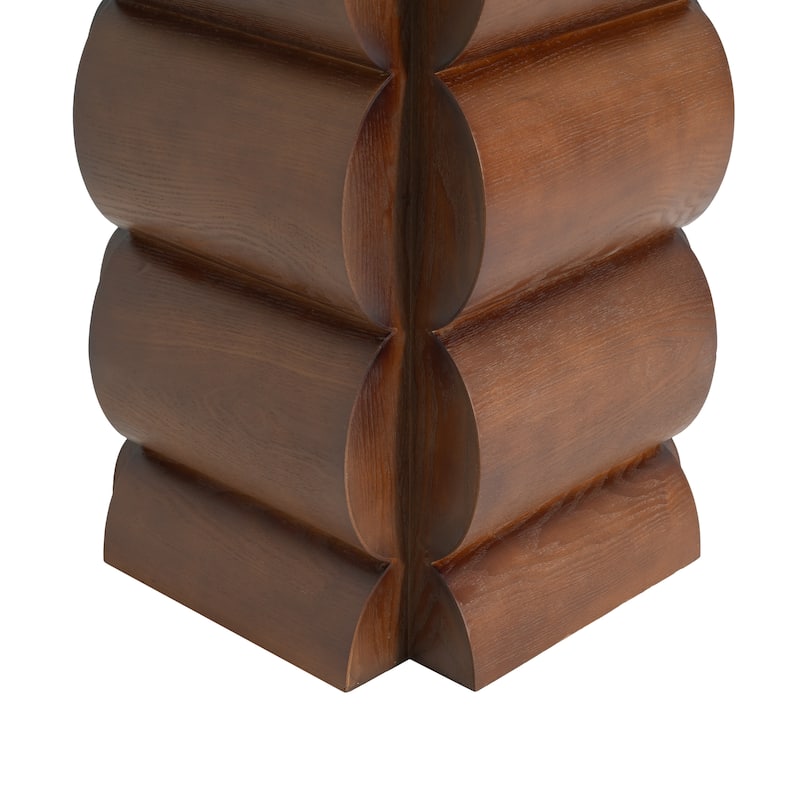 Christopher Knight Home - Camden Modern 15.35" Lightweight End Table with Tiered Shelves for Bedroom, Living Room - 20.87"H