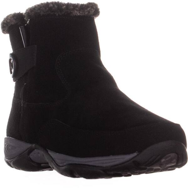 Shop Easy Spirit Excel8 High Ankle Winter Boots Black Overstock