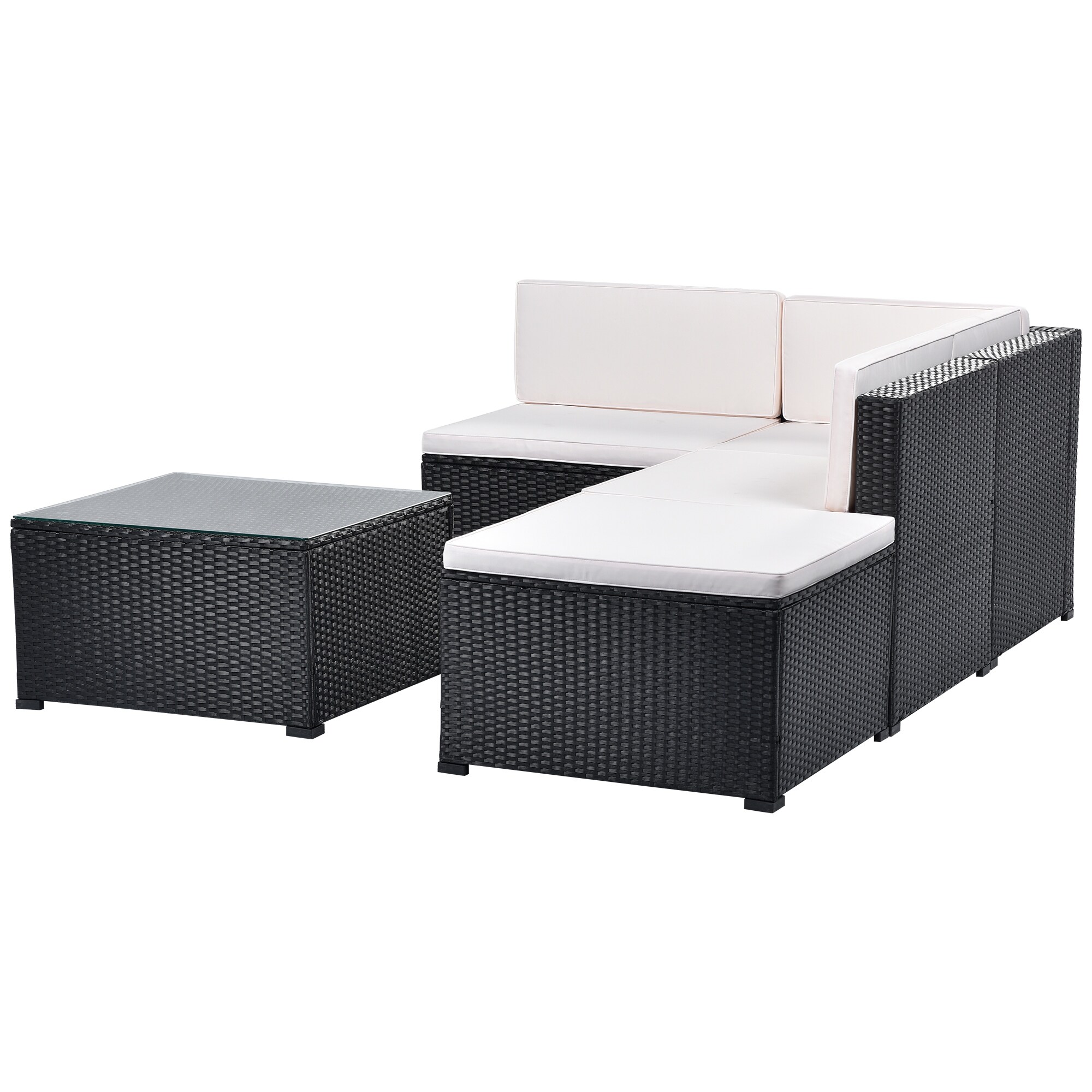 Rattan corner sofa 2025 set