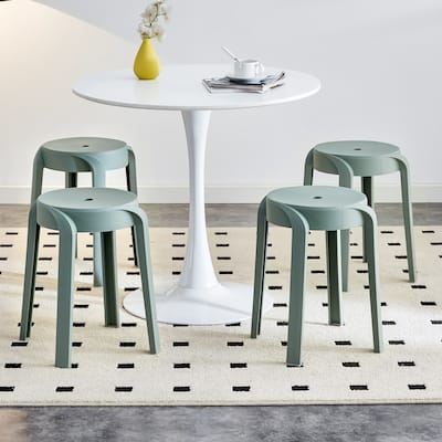 6 Pack Stackable Plastic Stools