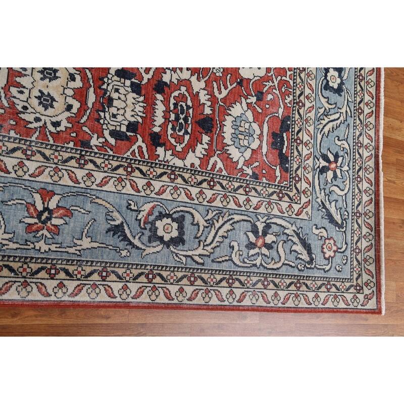 Floral Sultanabad Ziegler Turkish Oriental Wool Area Rug Hand-knotted - 9'9" x 13'0"