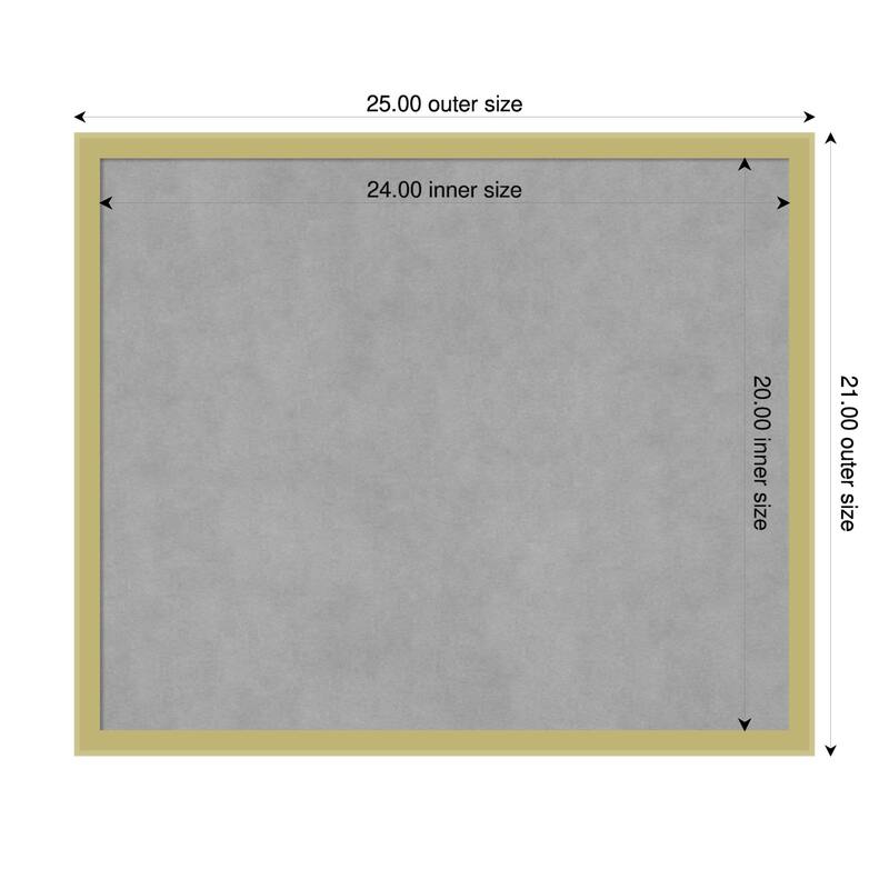 Amanti Art Incline Black Framed - 25 x 21 in - Incline Light Gold