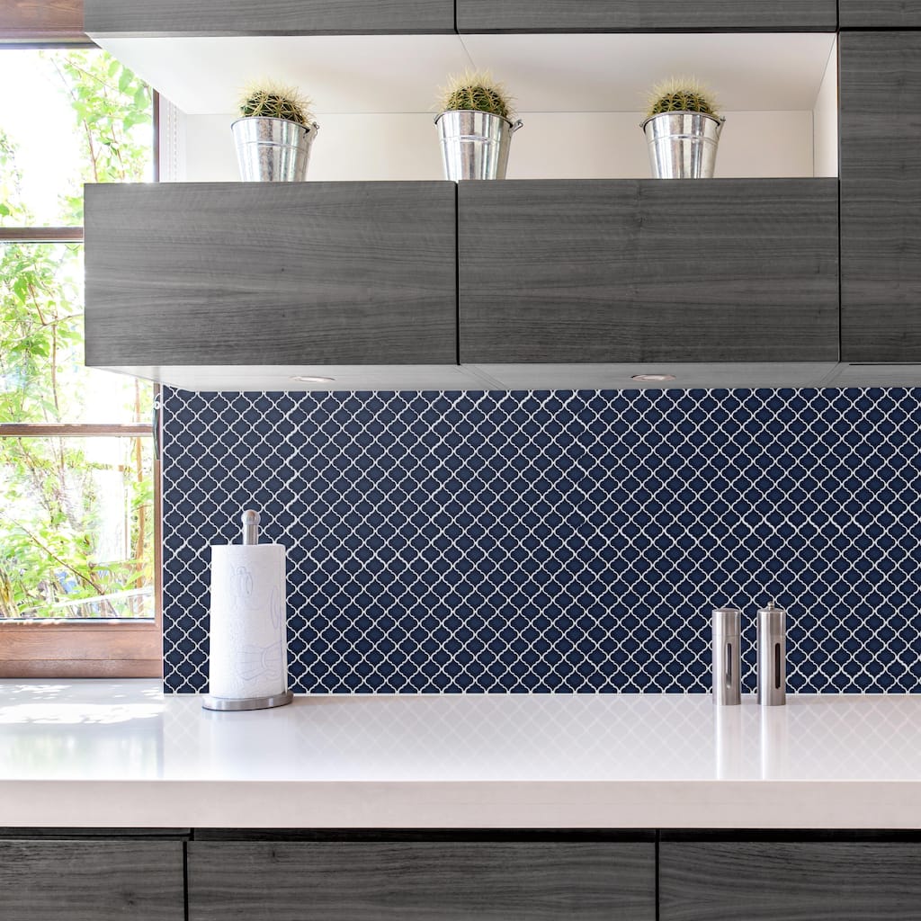 Merola Tile Hudson Tangier Smoky Blue 12-3/8" x 12-3/8" Porcelain Floor and Wall Tile