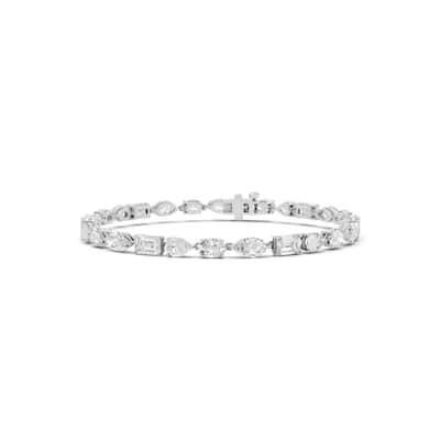 Auriya 14K Gold Lab Grown Fashion Bracelet 8 ct. tw. (F-G VS)