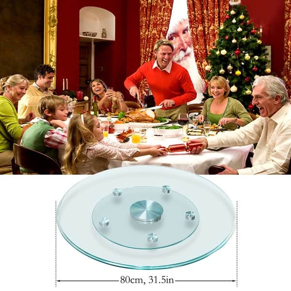 Table Rotating Plate Lazy Susan Turntable for Dining Table Tabletop Rotating Tray - Bed Bath ...