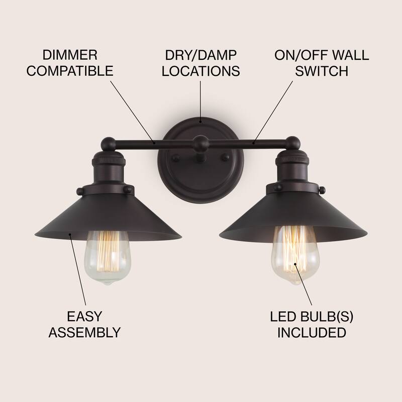 Florence Metal Shade Sconce, by JONATHAN Y