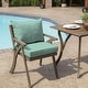 preview thumbnail 25 of 46, Arden Selections Leala Texture 21-inch Square Patio Chair Cushion Set