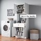 preview thumbnail 11 of 30, Living Skog Scandi Pantry Kitchen Storage Cabinet