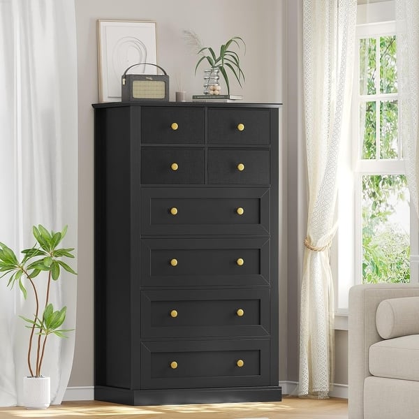 8 Drawers Tall Dresser for Bedroom 55.1H Tall Dressers Chest of Drawers - Bed Bath & Beyond - 43241705 8 Drawers Tall Dresser for Bedroom 55.1H Tall Dressers Chest of Drawers - Bed Bath & Beyond - 43241705