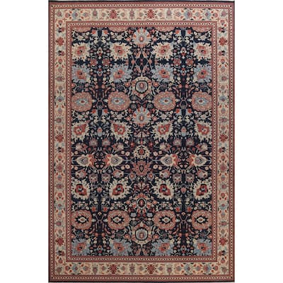 Sultanabad Ziegler Turkish Oriental Wool Area Rug Hand-knotted Carpet - 9'9" x 13'0"