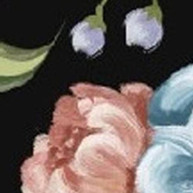 HomeRoots Floral Traditional Rectangle Area Rug