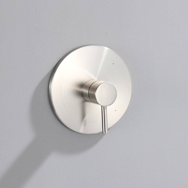 Luxier SS-B02 Single Handle 1-Spray Shower Faucet (Valve Included)