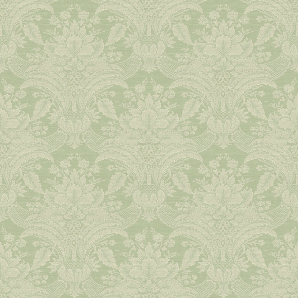 Seabrook Designs Freida Floral Damask Unpasted Wallpaper