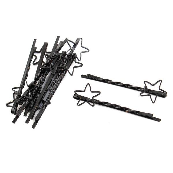 Shop Women Metal Star Shape Hair Bobby Pin Barrette Diy Hairstyle