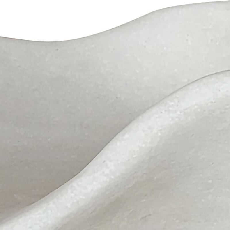 Decorative Quartz Tray for Home Decor - White, 19.5"