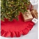 preview thumbnail 4 of 2, Ruffled Jute Christmas Tree Skirt
