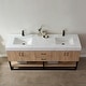 preview thumbnail 5 of 10, Alistair 72B" Vanity with White Grain Stone Countertop Without Mirror