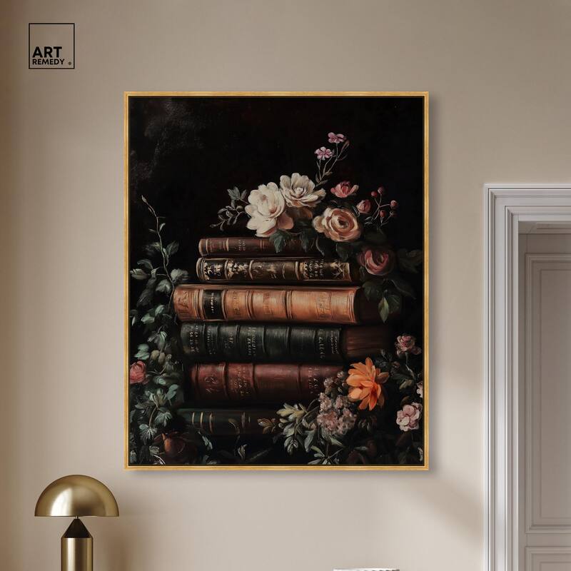 Stacked Wisdom Canvas by Art Remedy