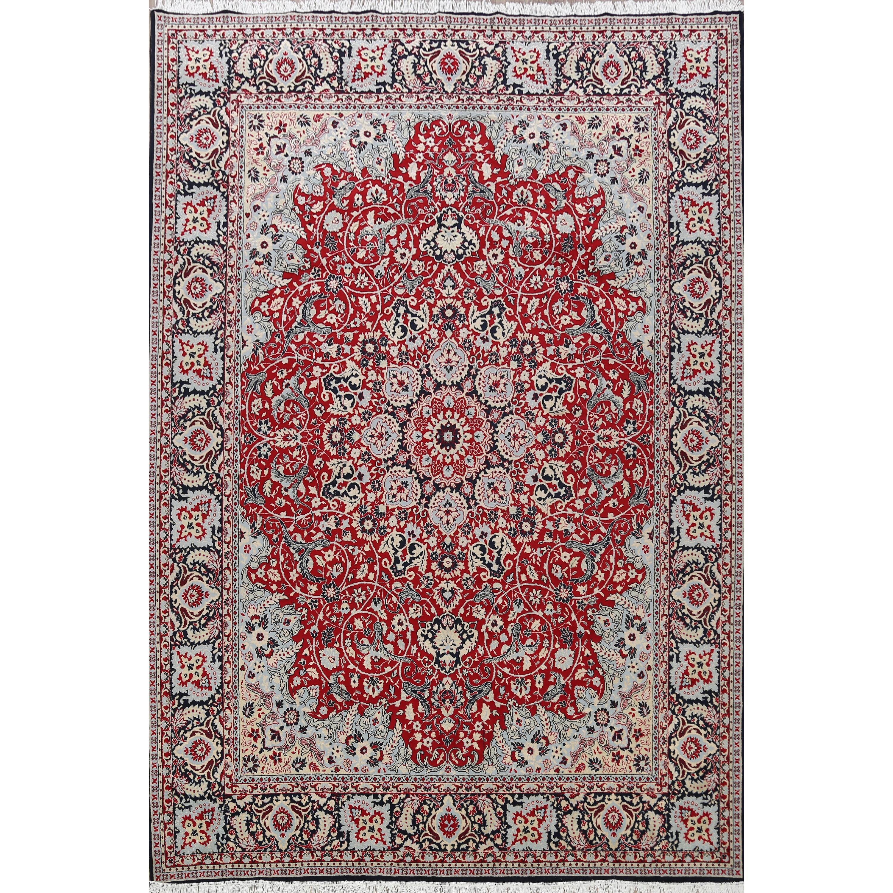 Shop Floral Red Kashmar Turkish Living Room Area Rug Home Decor