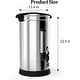preview thumbnail 13 of 11, Commercial Coffee Urn, Large Coffee Urn Stainless Steel