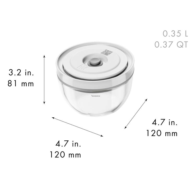 ZWILLING Fresh & Save BOWLS Glass Vacuum Bowl - Clear