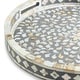 preview thumbnail 6 of 5, Jodhpur Mother of Pearl Decorative Tray - 18"