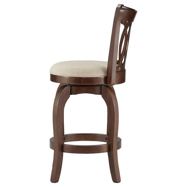 Verona Swivel 24 Inch Counter Height Stool By Inspire Q Classic On Sale Overstock 4101678