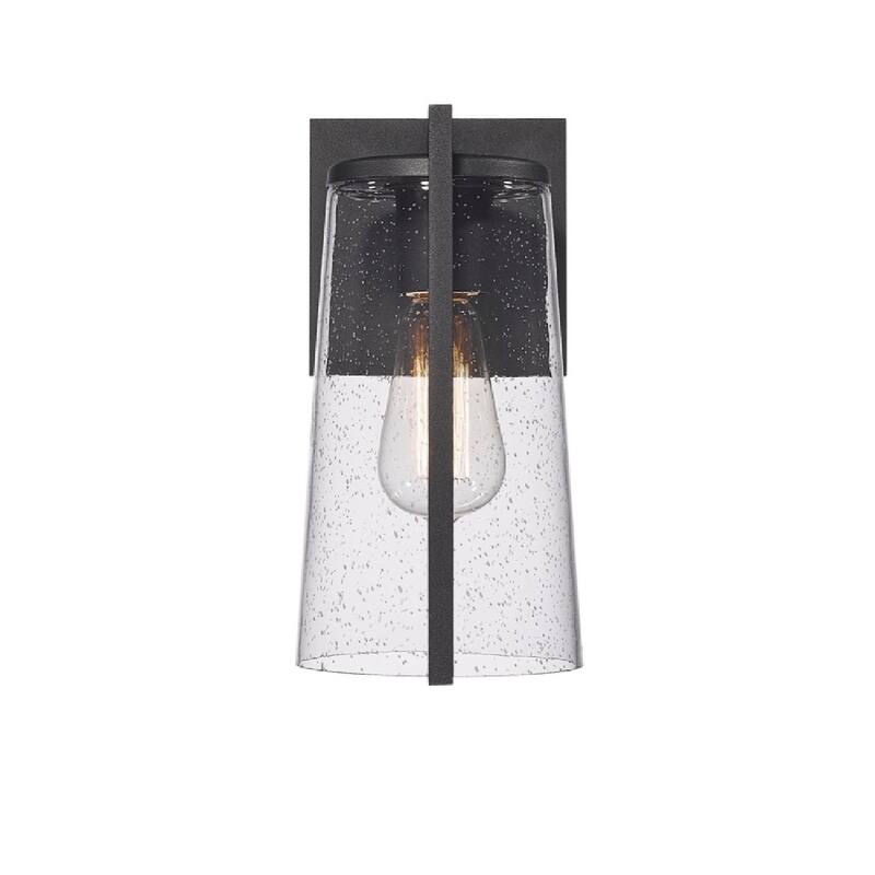 Artcraft Portofino - 1-Light Outdoor Wall Light - Black - 11"