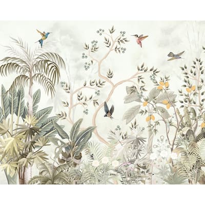 Brewster Origin Murals Lemon Tree Forest Sage Wall Mural - N/A