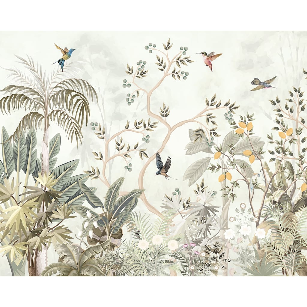 Brewster Origin Murals Lemon Tree Forest Sage Wall Mural - N/A