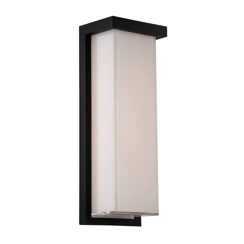 Ledge 8in LED Indoor or Outdoor Wall Light 2700K - Black - 14-inch