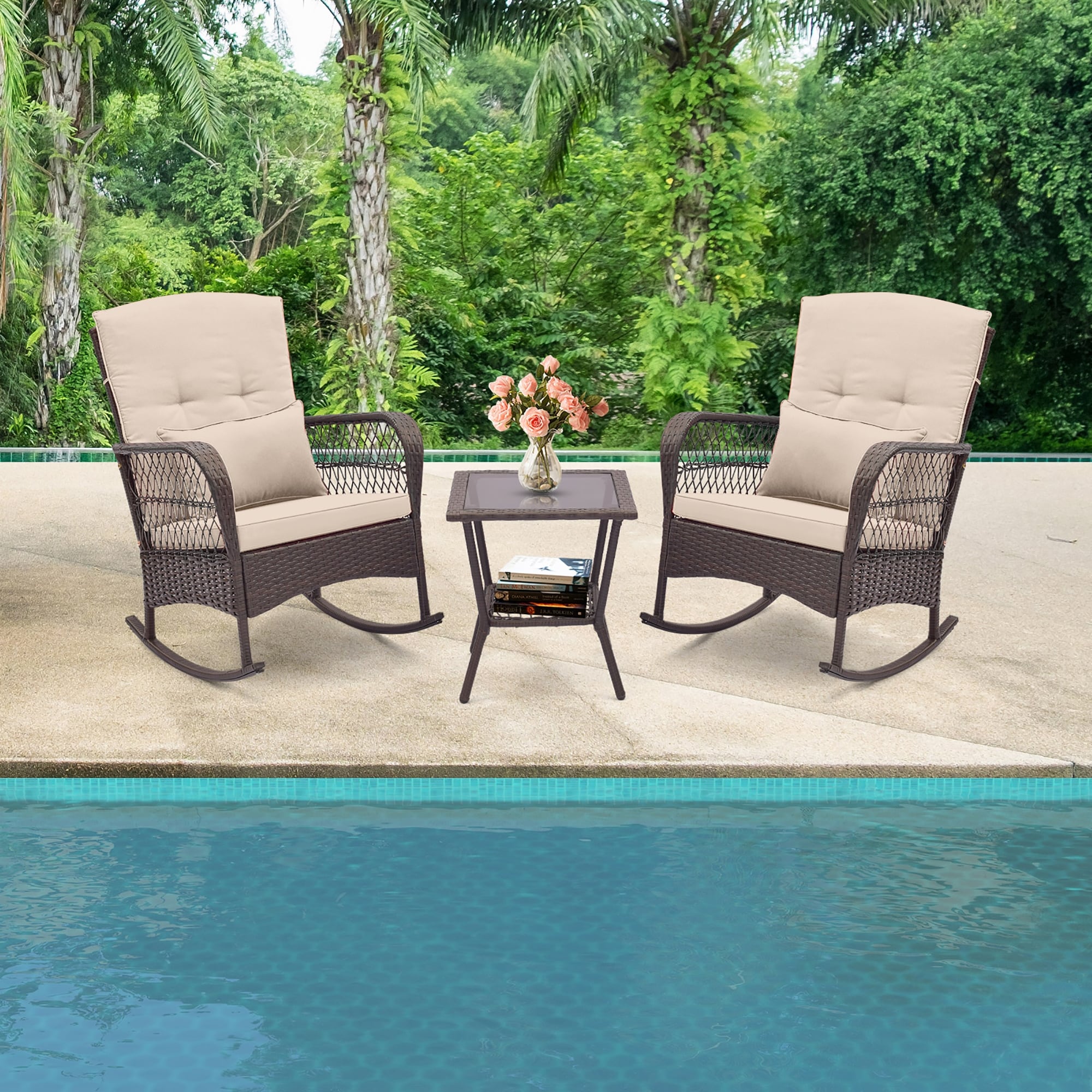Gymax Patio Furniture Bed Bath Beyond