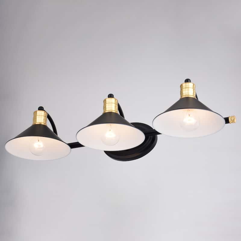 Akron 3 Light Farmhouse Barn Bathroom Vanity Fixture