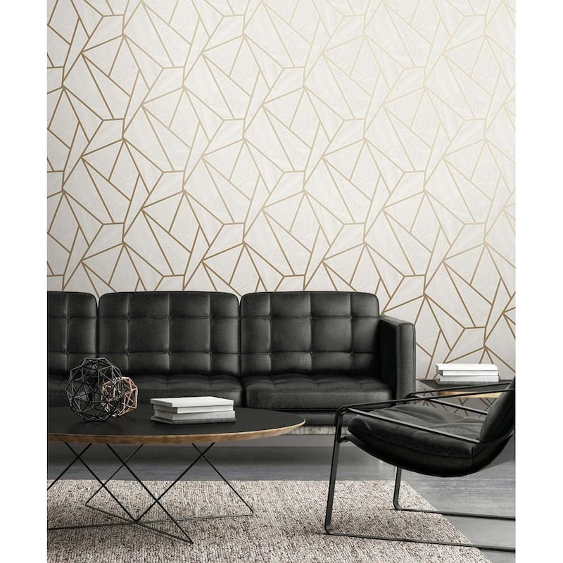 Seabrook Designs Metro Vector Non-Woven Unpasted Wallpaper