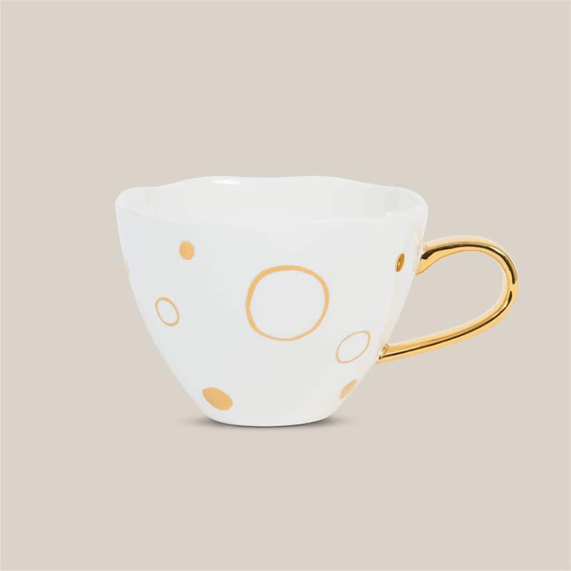 Good Morning Cappuccino/Tea Cup Special Edition Circle Gold -ST