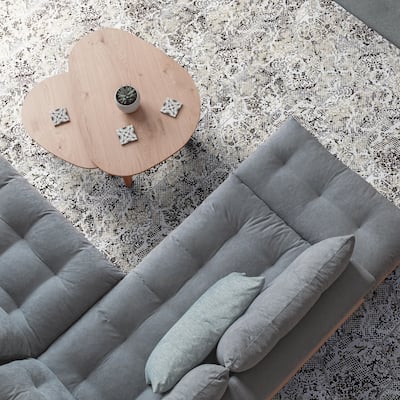 Merola Tile Inedita Hex White 9-7/8" x 11-1/4" Porcelain Floor and Wall Tile