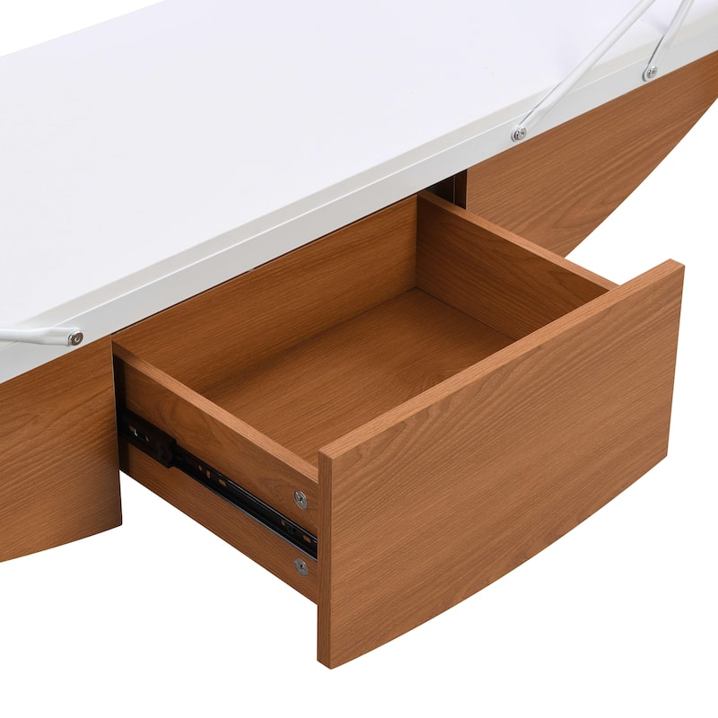 Media Console Table with Drawer