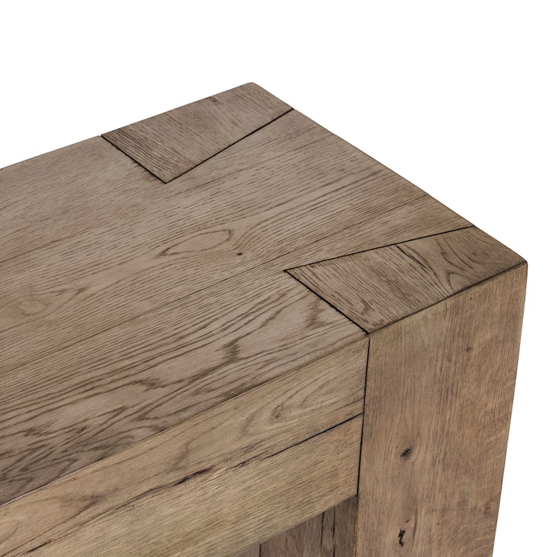 Classic Home Bristol Cracked Oak 72" Console Table