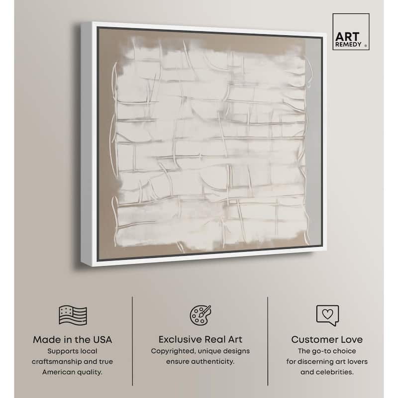 Underlying Order Canvas by Art Remedy