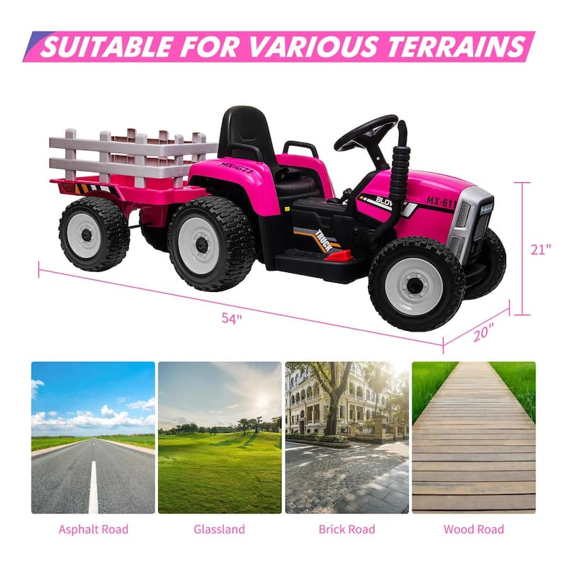 12V Kids Electric Tractor