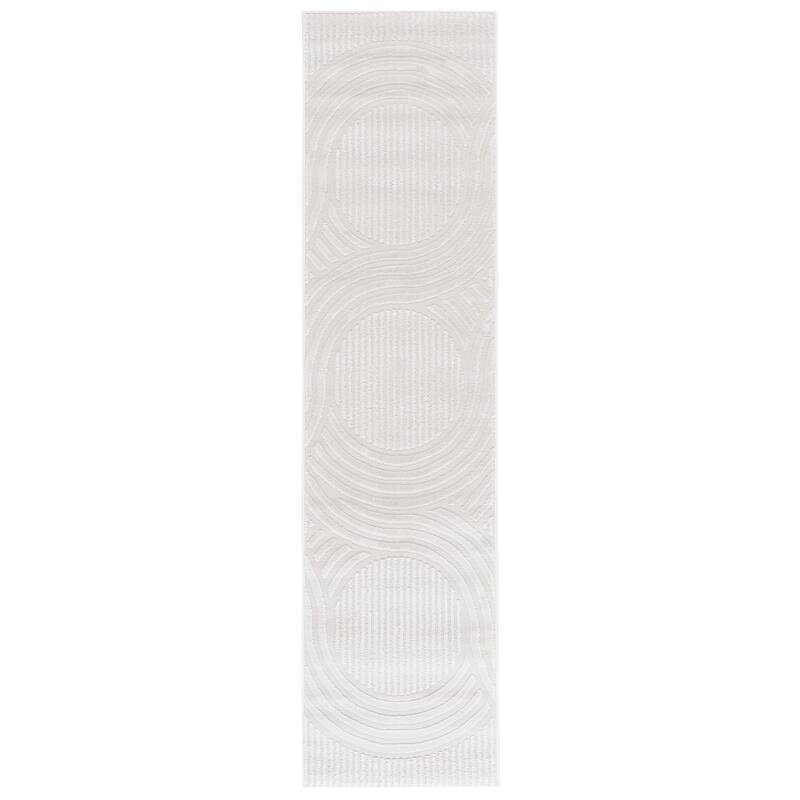 SAFAVIEH Saylor Phil Modern & Contemporary Rug - 2' x 8' Runner - Ivory