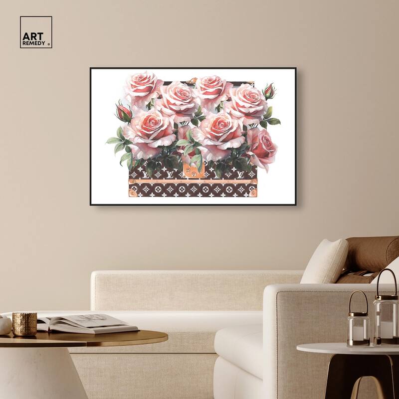 Doll Memories - Stylish Roses Canvas by Art Remedy