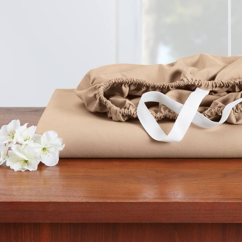 Empyrean Bedding Ultra Soft Microfiber 3 Piece Bed Sheet Set - Extra Deep Pocket Fitted Sheet with 2 Pillowcases