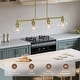 preview thumbnail 10 of 56, 4/5-Light Kitchen Island Pendant Light Fixture with Clear Glass Shades