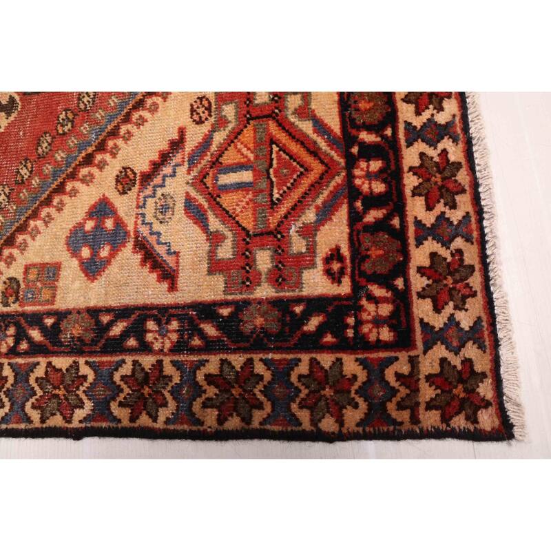 ECARPETGALLERY Hand-knotted Antalya Vintage Dark Copper Wool Rug - 4'5 x 6'7