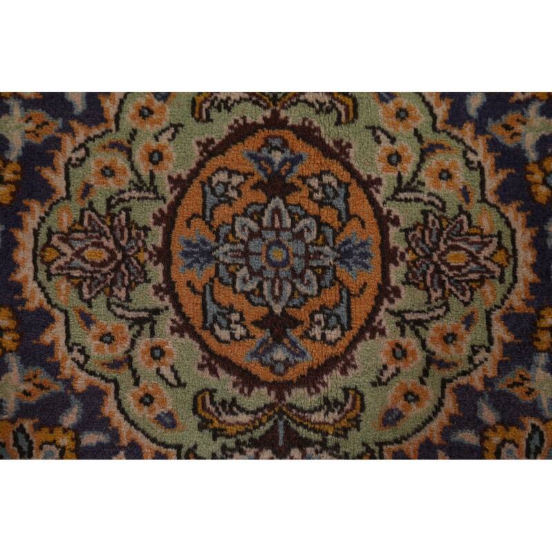 Traditional Floral Shahreza Persian Area Rug Hand-knotted Wool Carpet - 10'4" x 13'10"