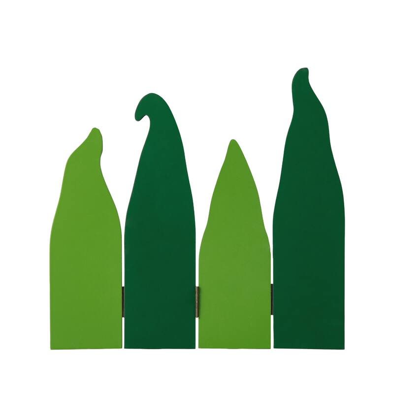 Glitzhome 12.5"L St. Patrick's Wooden Luck Shamrock Gnome Table Decor