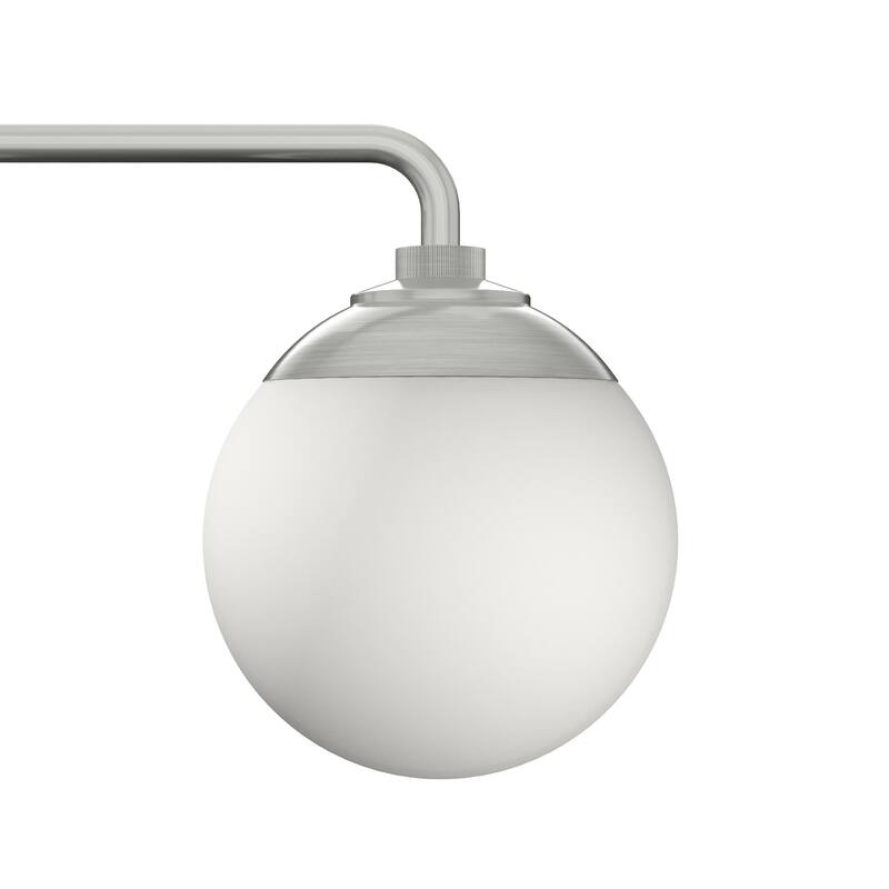 Hunter Hepburn 3 Light Vanity Wall Light, Damp-Rated - Vintage, Mid-Century Modern, Glam